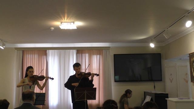 И.-С. Бах. Концерт для двух скрипок с оркестром ре-минор. 1ч.