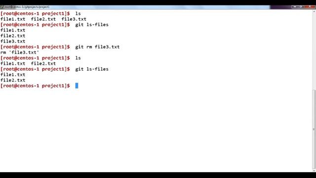 GIT - Remove files from Local Repository and Working Directory -10 смотреть онлайн