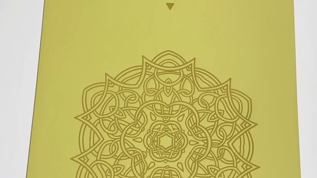 Ультрацепкий 100% каучуковый коврик для йоги Ornament Olive 185*68*0,5 см от Yogatops смотреть онлайн