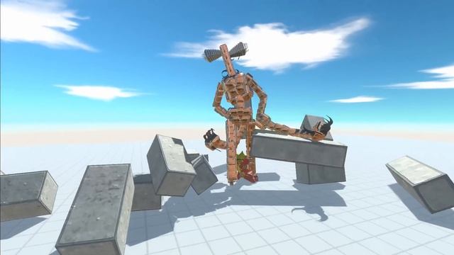 Siren Head vs Trevor Henderson Creatures Animal Revolt Battle Simulator смотреть онлайн