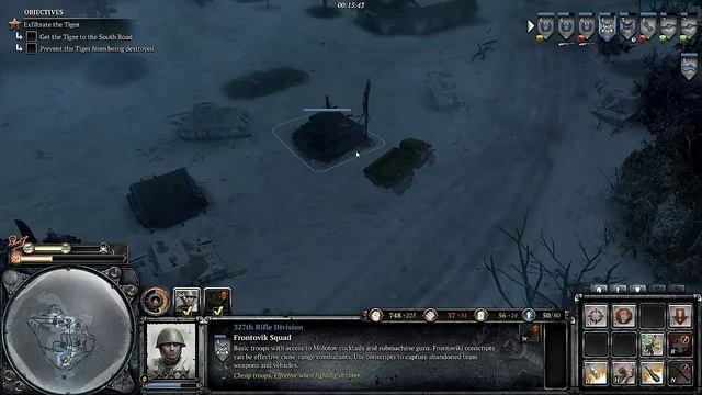 Company of Heroes 2 - Mission 8 - Panzer Hunting смотреть онлайн
