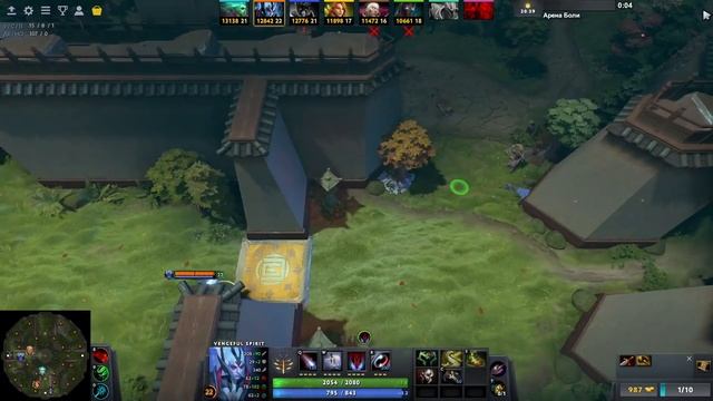 1я игра в новом сезоне / Vengeful Spirit Аги / World of dota смотреть онлайн