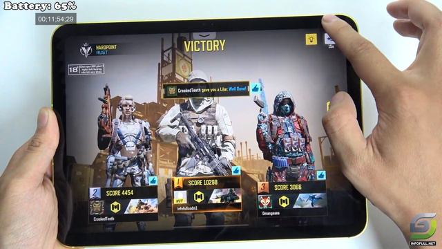 iPad 10 test game Call of Duty Mobile | Apple A14 Bionic смотреть онлайн