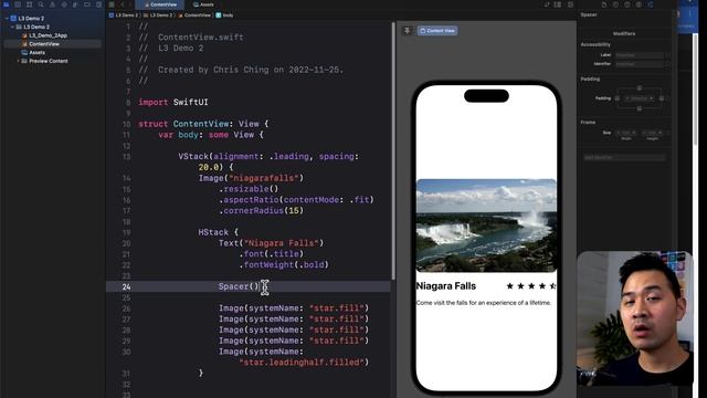 How to Build a User Interface in Xcode - Lesson 3 (2023 / Xcode 14 / SwiftUI) смотреть онлайн