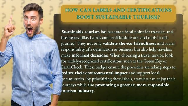 How Can Labels and Certifications Boost Sustainable Tourism? смотреть онлайн