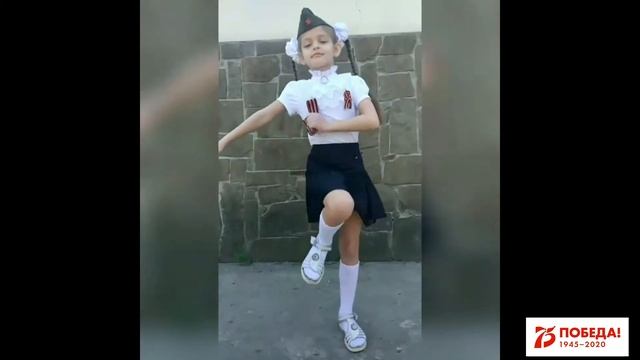 Флешмоб "Марш победы 2020" Щебетовка смотреть онлайн