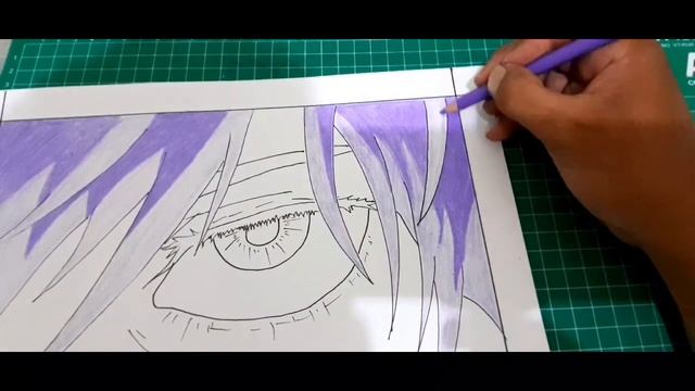 How To Draw Gojo Satoru Eyes, Menggambar Gojo Satoru | Jujutsu Kaisen