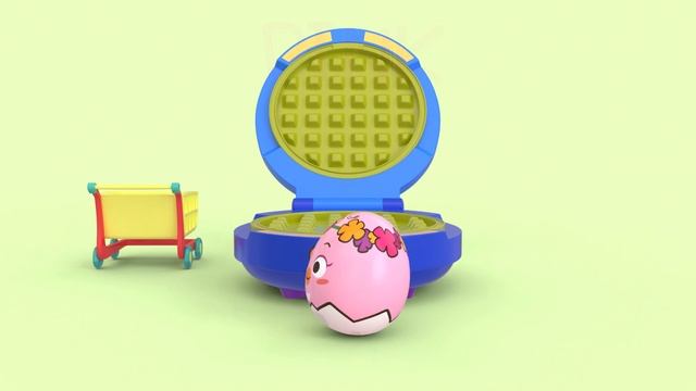 Como | Waffle Maker 2 | Learn colors and words | Cartoon video for kids | Como Kids TV смотреть онлайн