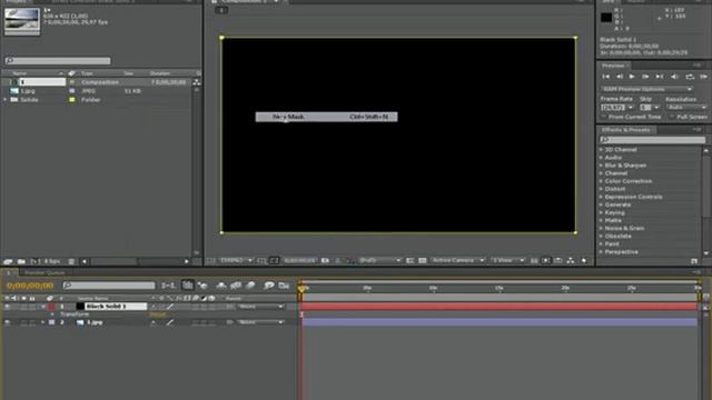 как сделать затемнения краев в adobe after effects cs4 смотреть онлайн