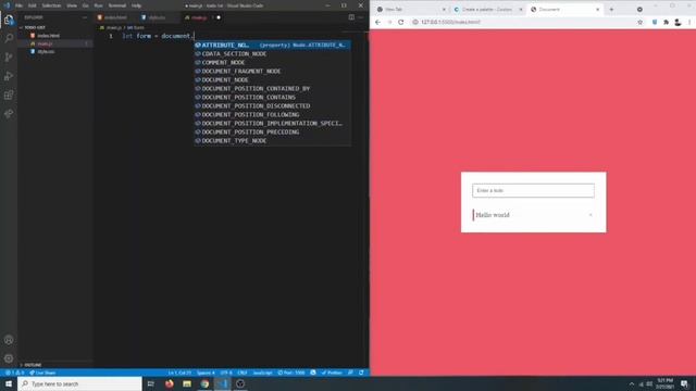 Simple ToDo List app with HTML CSS JS | Javascript Todo смотреть онлайн
