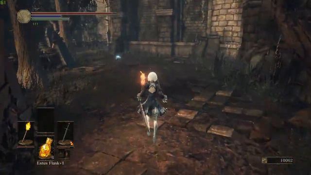 【ダークソウル３ 】Mod#1　脳筋ミシェルが2Bに変身　PC版