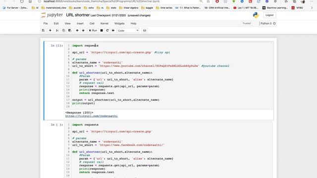 URL Shortner using Python | Random #7 смотреть онлайн