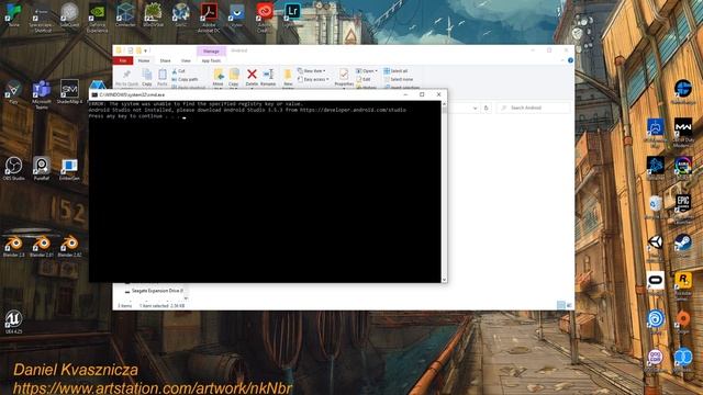 Installing Android Studio SDK & NDK For UE4 4.25 смотреть онлайн