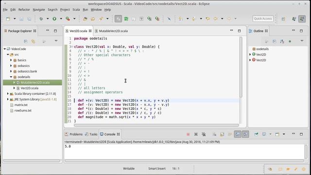 Associtivity and Unary Operators (in Scala) смотреть онлайн