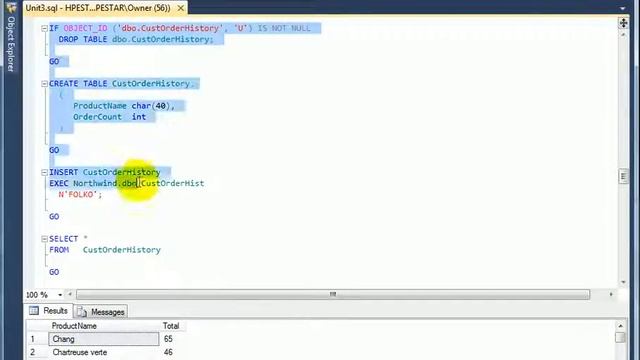 INSERT & EXECUTE Statement; OPENQUERY смотреть онлайн