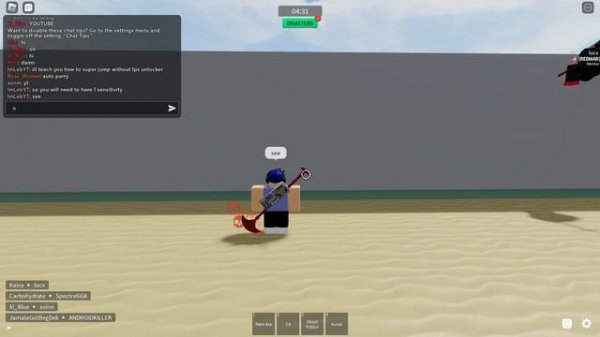 Teaching How to Superjump Without Fps Unlocker In Combat Warriors (Roblox)