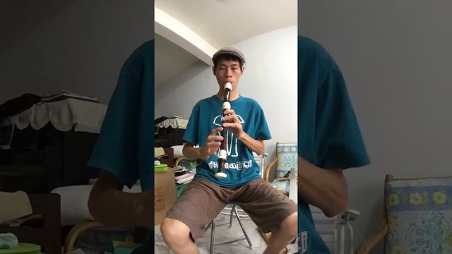 Alto recorder cover of "Happy Birthday" смотреть онлайн