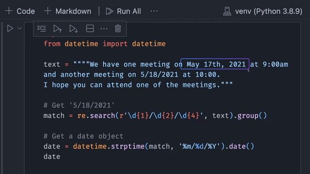 Automatically Find Dates and Time in a Python String with datefinder смотреть онлайн