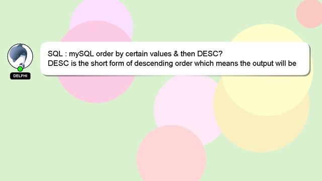 SQL : mySQL order by certain values & then DESC? смотреть онлайн