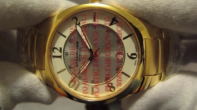 Обзор мужских наручных часов Stuhrling Classic Ascot Regalia 112G.33332 смотреть онлайн