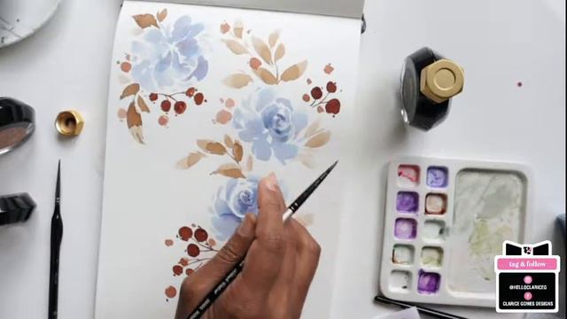 Painting Loose Watercolour Florals - September 18 '22 смотреть онлайн
