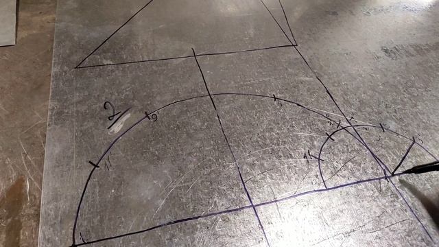 Развёртка косого перехода круглого сечения(часть1) смотреть онлайн