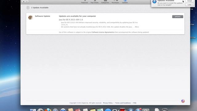 Mac OS X 10.9 - Java OS X 2013-004 1.0 Update смотреть онлайн