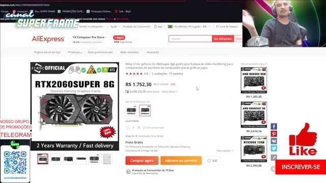 RTX 2060 12GB R$2.079❗ RX 6600 XT Gaming X 8GB R$ 2.499❗ RTX 3050 em 10x R$ 209 sem juros❗ смотреть онлайн