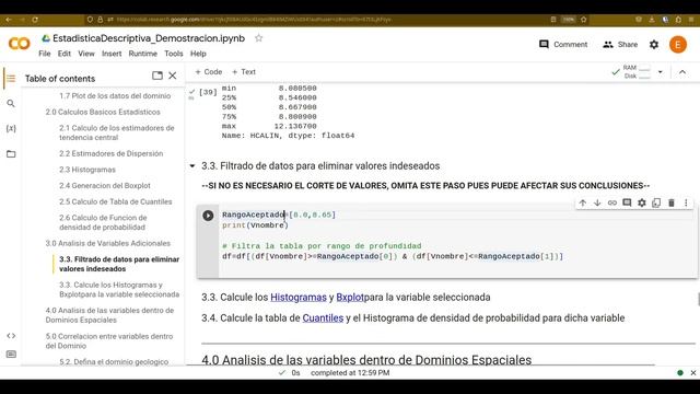 Demo Estadistica Descriptiva p2. Correlacion, Eliminacion de Outliers, QQ plot смотреть онлайн