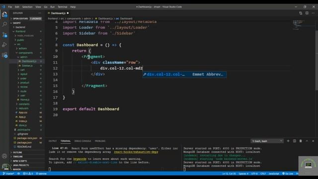 React js Tutorial # 95 | How to Add Admin Sidebar and Dashboard in ReactJs |E-Commerce site смотреть онлайн