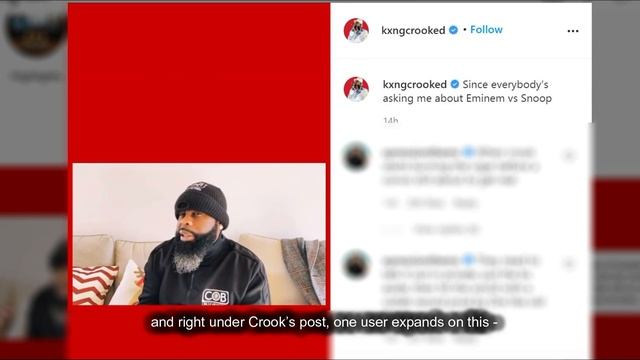 ? Fans React As Crook Condemns The Idea of Eminem and Snoop Dogg Beefing, "It's Bad For The Culture смотреть онлайн