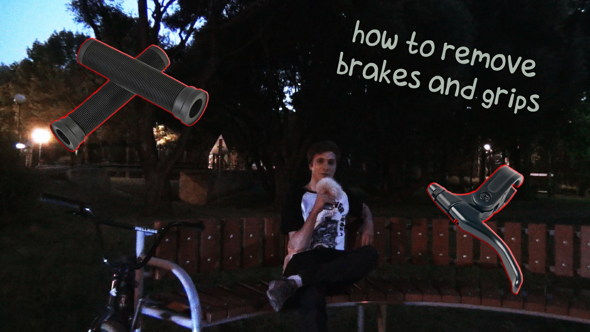 Как ПРОСТО И БЫСТРО снять тормоза и грипсы на BMX | How to remove brakes and grips BMX/MTB смотреть онлайн
