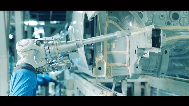 Valmet Automotive - paint shop in Uusikaupunki, Finland смотреть онлайн