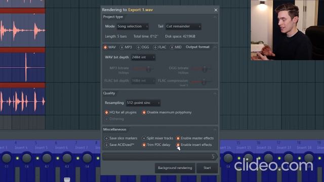07. FL Studio - оптимальные настройки экспортирования. Почему микс звучит хуже после Экспорта? смотреть онлайн