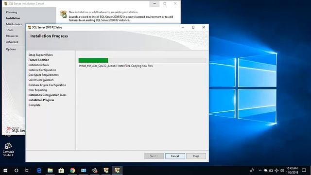 cara install sql server 2008 R2 смотреть онлайн