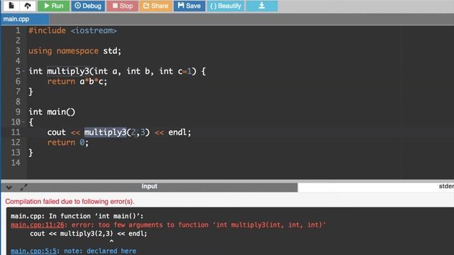 C++ Programming - 22 | Default Parameters or Arguments In Functions | Tamil смотреть онлайн