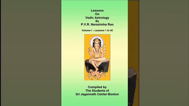 Lesson 7 - Vedic Astrology By PVR Narasimha Rao