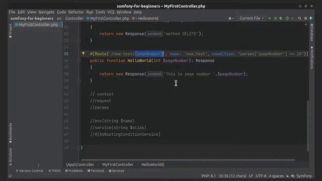 Symfony 6 - What is route parameters? смотреть онлайн