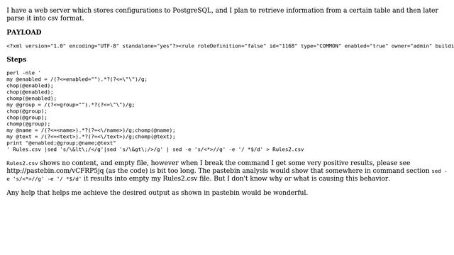 Unix & Linux: Parsing csv with sed and perl one-liner? смотреть онлайн