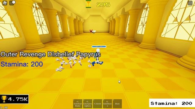 ULC Revenge Disbelief Papyrus Showcase Undertale: Last Corridor Roblox смотреть онлайн