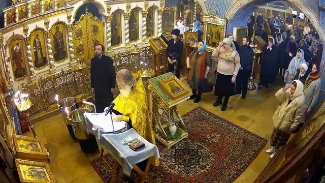 Молебен с акафистом Свт. Луке Крымскому. Храм Успения в Путинках. смотреть онлайн
