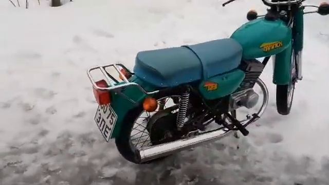 Новый мотоцикл Минск. смотреть онлайн
