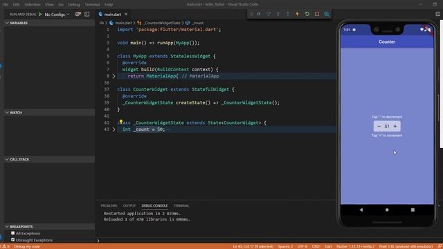 Flutter - ДЗ по Stateless и Stateful Widgets смотреть онлайн