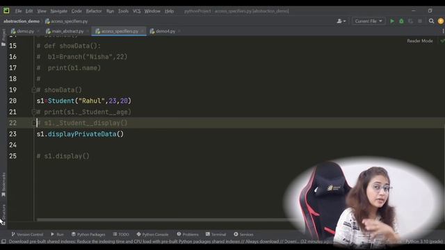 Encapsulation in Python | Getters & Setters methods | Python Tutorials for Beginners #lec101 смотреть онлайн