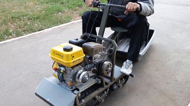 миниснегоход первые испытания 3