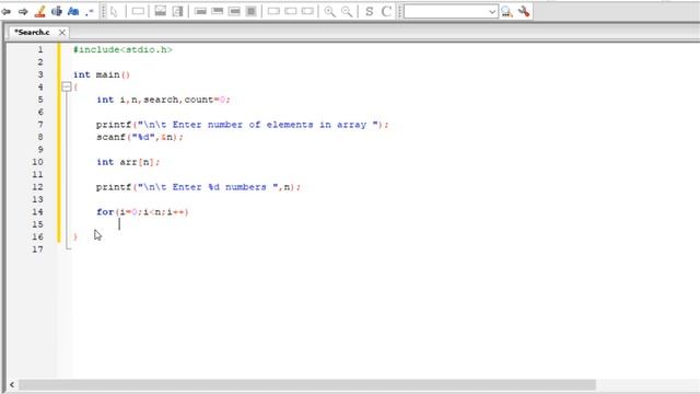 Linear Search with Practice Program in C (HINDI) смотреть онлайн
