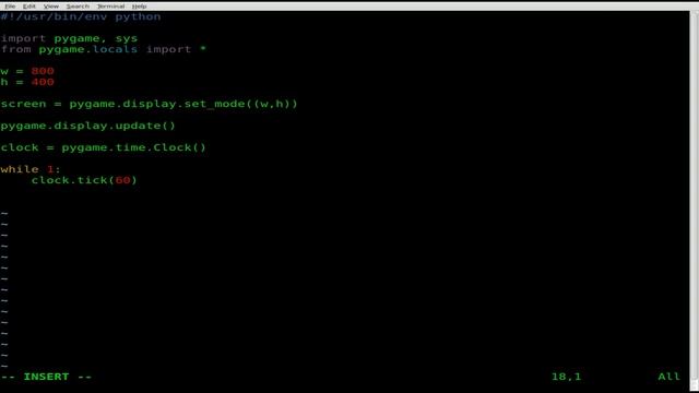 PyGame Basic Window - Python Gaming смотреть онлайн