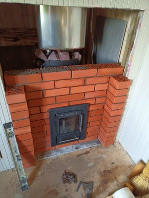 Печной портал из кирпича своими руками. Часть 2