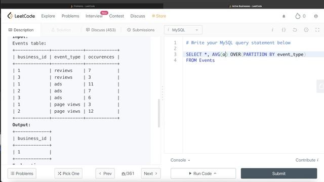 LeetCode Medium 1126 Yelp Interview SQL Question with Detailed Explanation смотреть онлайн