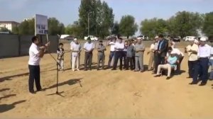 Жайрем, начало строительства новой мечети, 01.09.17г,